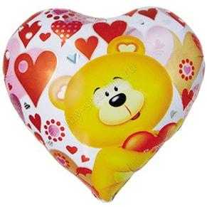Мишка с сердцем, 46см Мишка с сердцем, 46см